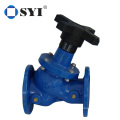 Manual Operated electric single seat type globe control valve